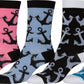 Sakkas Women's Fun Colorful Design Poly Blend Crew Socks Assorted 6-Pack
