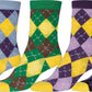 Sakkas Women's Fun Colorful Design Poly Blend Crew Socks Assorted 6-Pack