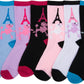 Sakkas Women's Fun Colorful Design Poly Blend Crew Socks Assorted 6-Pack
