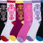 Sakkas Women's Fun Colorful Design Poly Blend Crew Socks Assorted 6-Pack