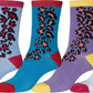 Sakkas Women's Fun Colorful Design Poly Blend Crew Socks Assorted 6-Pack