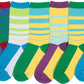 Sakkas Women's Fun Colorful Design Poly Blend Crew Socks Assorted 6-Pack