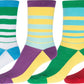 Sakkas Women's Fun Colorful Design Poly Blend Crew Socks Assorted 6-Pack
