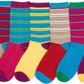 Sakkas Women's Fun Colorful Design Poly Blend Crew Socks Assorted 6-Pack