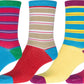 Sakkas Women's Fun Colorful Design Poly Blend Crew Socks Assorted 6-Pack