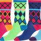 Sakkas Women's Fun Colorful Design Poly Blend Crew Socks Assorted 6-Pack