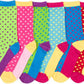 Sakkas Women's Fun Colorful Design Poly Blend Crew Socks Assorted 6-Pack