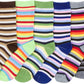 Sakkas Women's Fun Colorful Design Poly Blend Crew Socks Assorted 6-Pack