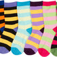 Sakkas Girl's Creative Fun Cotton Blend Crew Socks Assorted Color 6-Pack