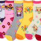Sakkas Girl's Creative Fun Cotton Blend Crew Socks Assorted Color 6-Pack