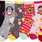 Sakkas Girl's Creative Fun Cotton Blend Crew Socks Assorted Color 6-Pack