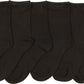 Sakkas Girl's Creative Fun Cotton Blend Crew Socks Assorted Color 6-Pack