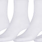 Sakkas Girl's Creative Fun Cotton Blend Crew Socks Assorted Color 6-Pack