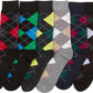 Sakkas Men's Classic Patterned Dress Socks Value 6-Pack