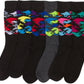Sakkas Men's Classic Patterned Dress Socks Value 6-Pack