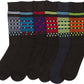 Sakkas Men's Classic Patterned Dress Socks Value 6-Pack