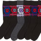 Sakkas Men's Classic Patterned Dress Socks Value 6-Pack