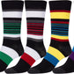 Sakkas Men's Classic Patterned Dress Socks Value 6-Pack