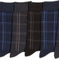 Sakkas Mens Cotton Blend Cross Pattern Dress And Casual Socks , 6-Pack Assorted