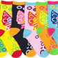 Sakkas Women's Fun Colorful Design Poly Blend Crew Socks Assorted 6-Pack