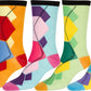 Sakkas Women's Fun Colorful Design Poly Blend Crew Socks Assorted 6-Pack