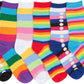 Sakkas Women's Fun Colorful Design Poly Blend Crew Socks Assorted 6-Pack