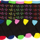 Sakkas Women's Fun Colorful Design Poly Blend Crew Socks Assorted 6-Pack