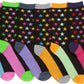Sakkas Women's Fun Colorful Design Poly Blend Crew Socks Assorted 6-Pack