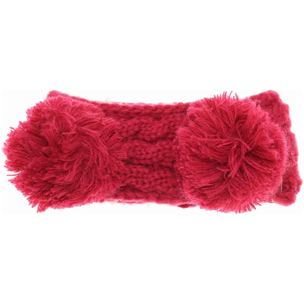 KIDS Solid Double Pom C.C Head Wrap