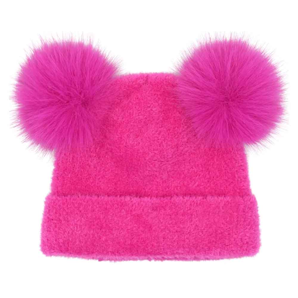 BABY Chenille Double Pom C.C Beanie