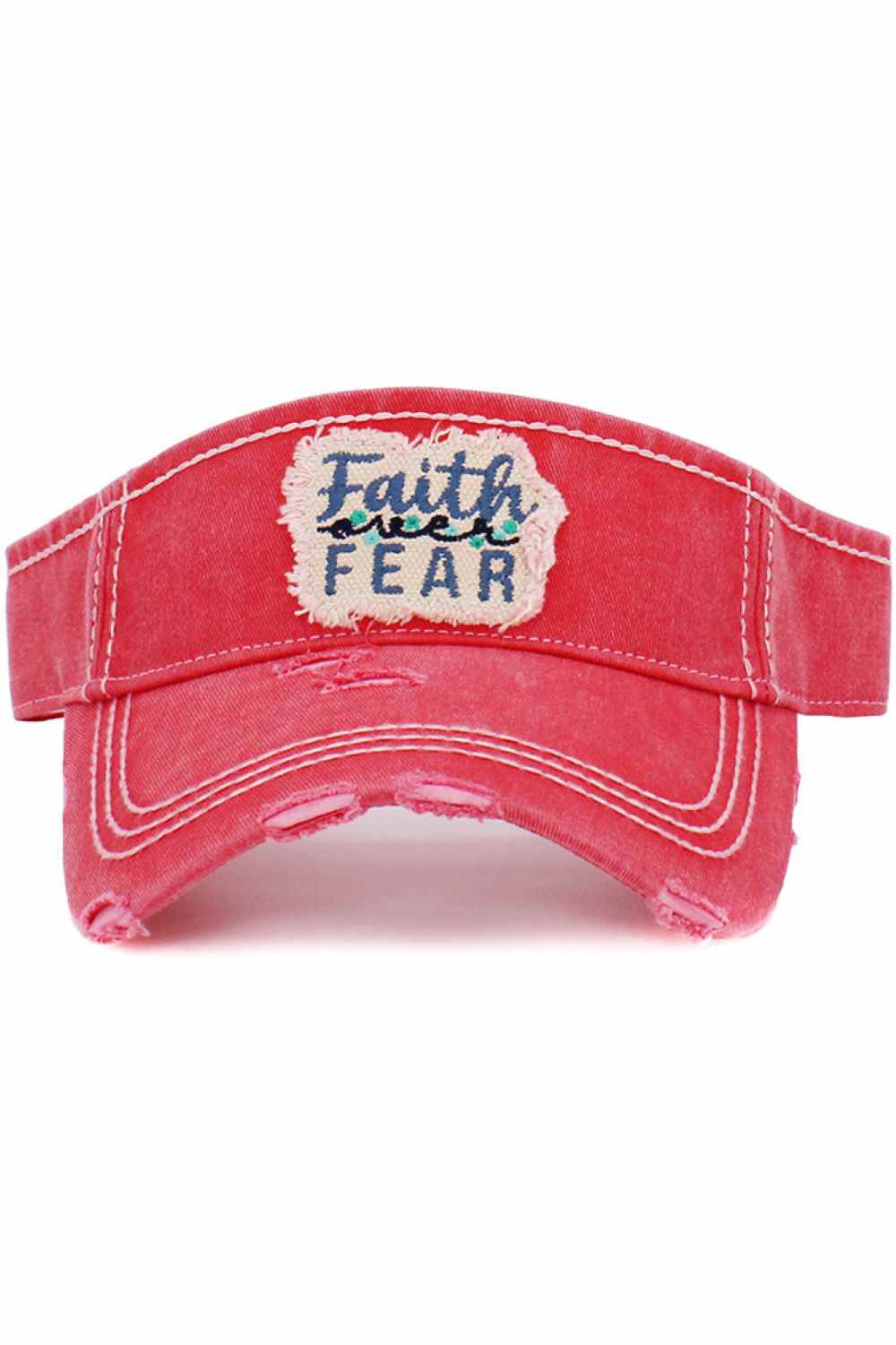 GORRA VISERA VINTAGE "FE EN VEZ DE MIEDO"
