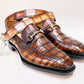 Mocasín Maurice Houston Alligator Bit - Camel