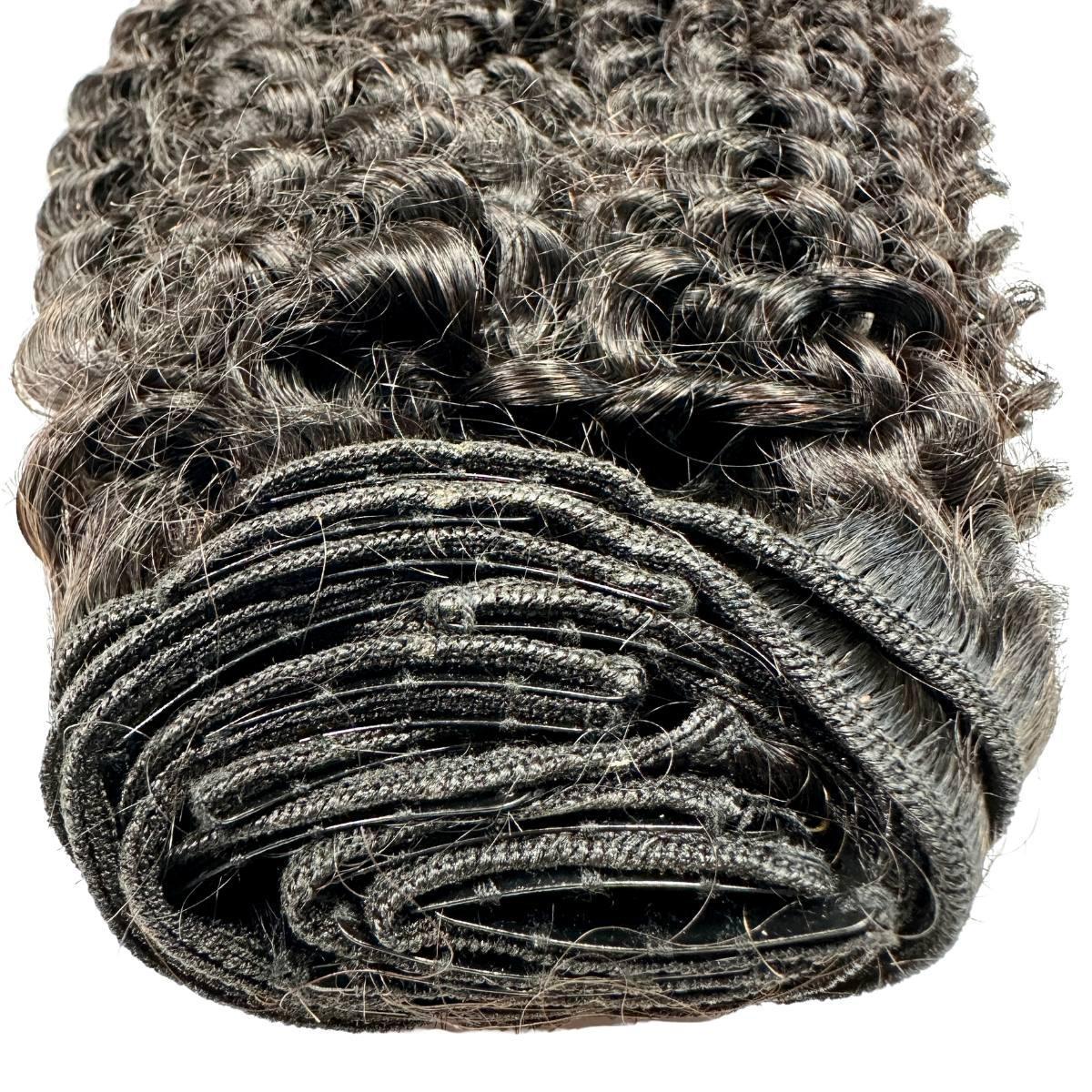 Extensiones de Cabello Humano 100% Rizado Kinky con Clip