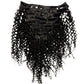 Extensiones de Cabello Humano 100% Rizado Kinky con Clip