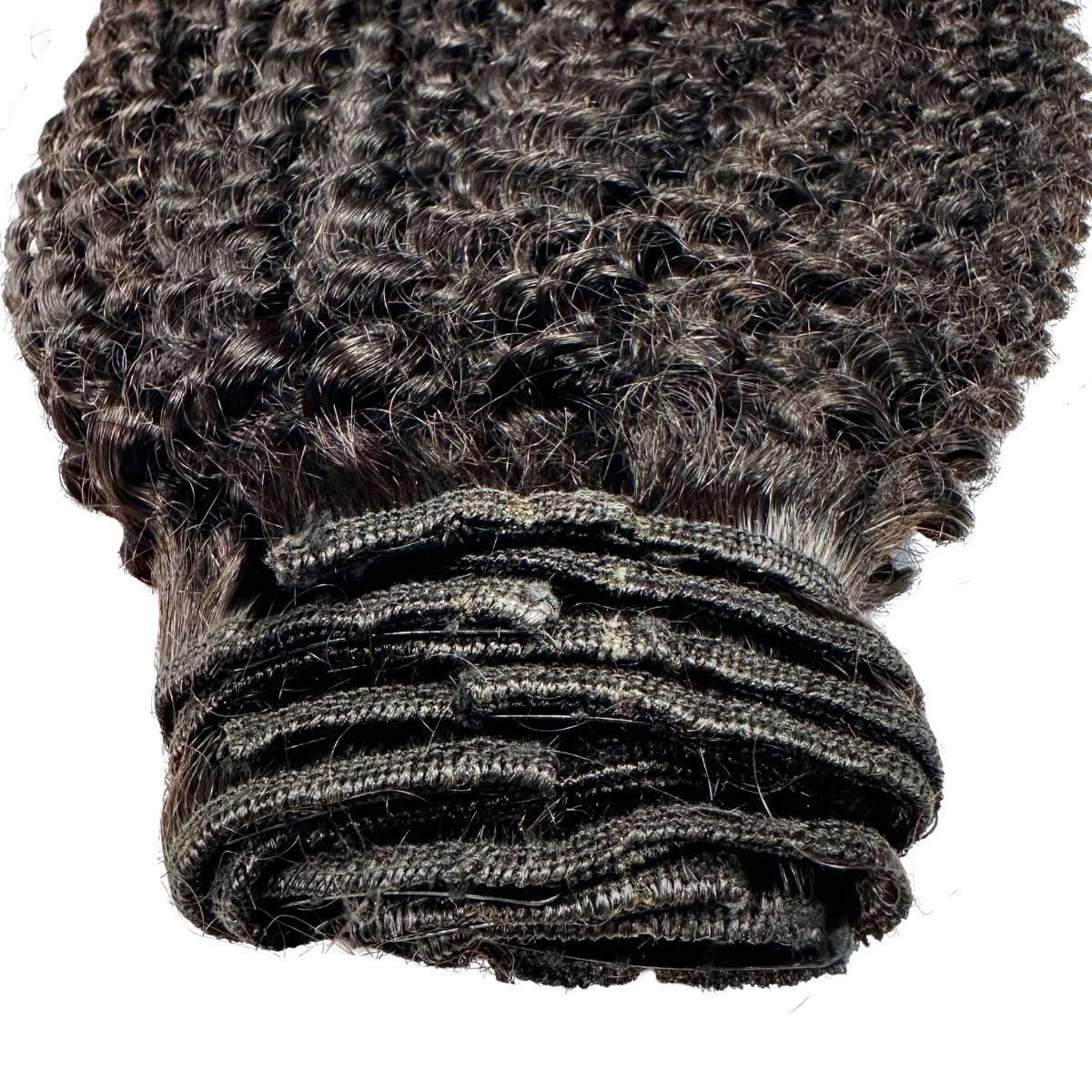 Extensiones de cabello 100% humano Jerry Curl de clip