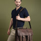 Buffalo Leather Messenger Bag