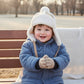Kids Sherpa Aviator Winter Hat with Ear Flaps | Warm Fleece Pullover