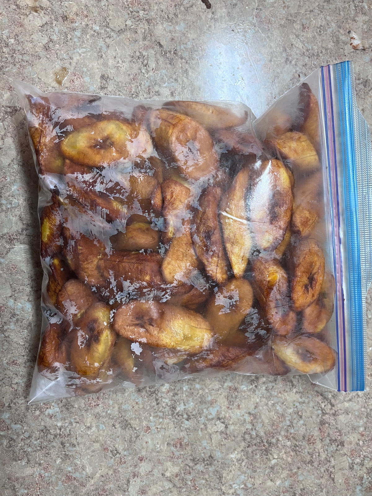 DEEP FRIED RIPE PLANTAIN ZIPLOCK BAG