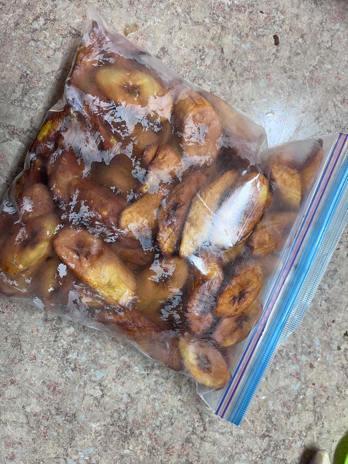 DEEP FRIED RIPE PLANTAIN ZIPLOCK BAG