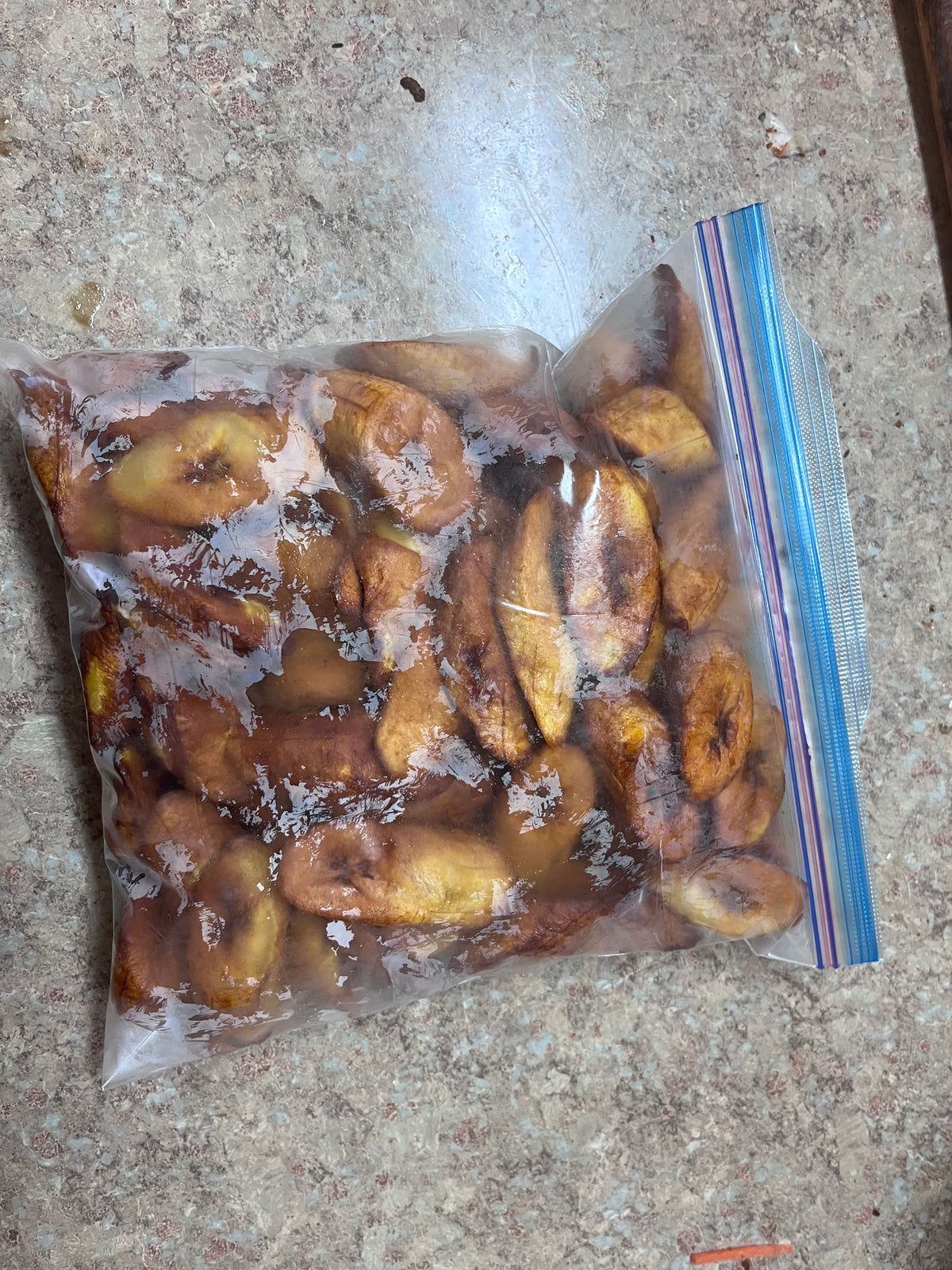 DEEP FRIED RIPE PLANTAIN ZIPLOCK BAG