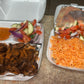 BEEF SUYA AND SMALL PLATE OF JOLLOF RICE