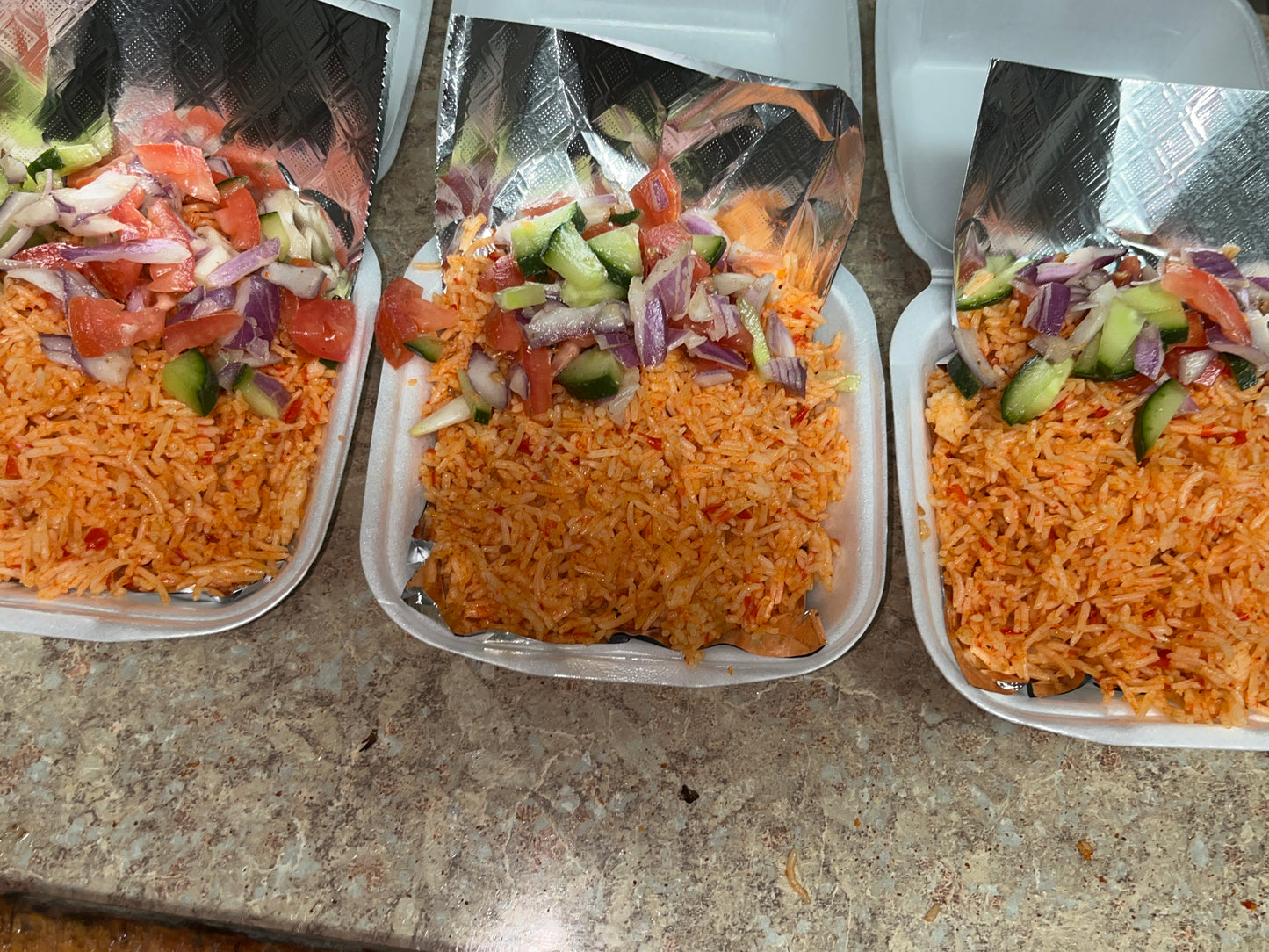 SMALL PLATE OF JOLLOF RICE