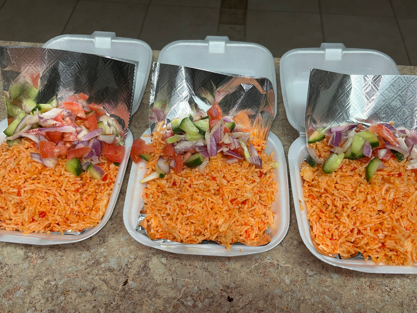 SMALL PLATE OF JOLLOF RICE