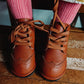 Waterproof Hand-Stitched Kids’ Boots with Flexible Sole |Chestnut