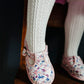 Kids Floral Mary Janes – Breathable Flower Pattern Toddler Dress Shoes