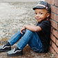 Kids Black Slip-On Dress Shoes – Vegan Leather Toddler Formal Shoes