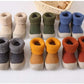 Toddler Sock Shoes with Rubber Soles | Fleece Winter Barefoot Shoes