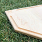 Full Size (17" x 17") Home Plate Cutting Board With Trough
