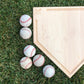Full Size (17" x 17") Home Plate Cutting Board With Trough