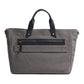 Voyager Canvas Leather Briefcase, Gray